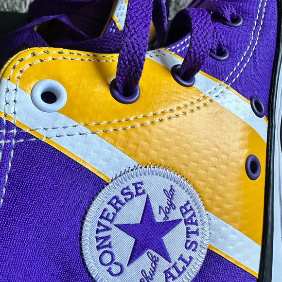 Converse Chuck Taylor All-Star 70’s Hi Los Angeles Lakers 659415C GS size 1 - Picture 3 of 5
